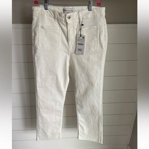 NWT Zara Sailor Flare white